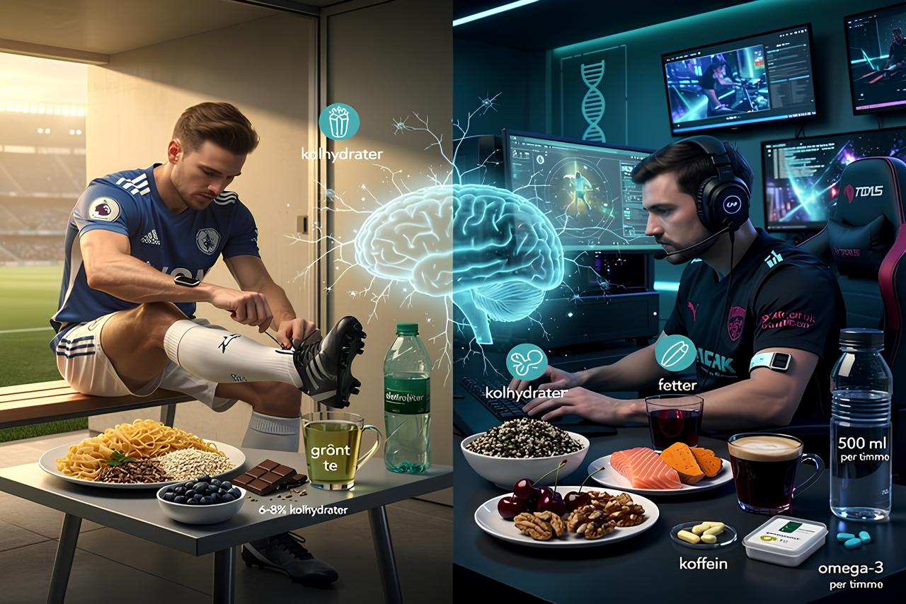 Hjärnbränsle för matchdag: näringsstrategier som används av esports- och fotbollsproffs